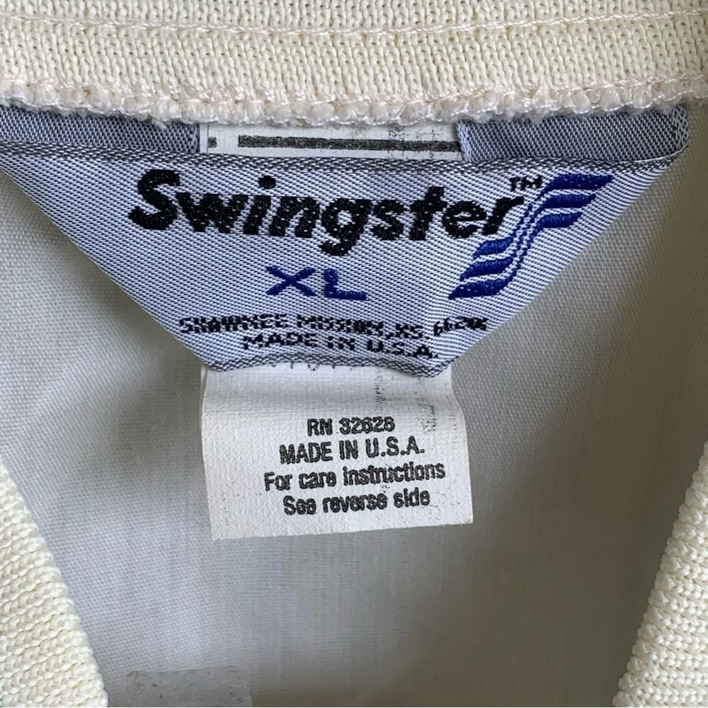 Vintage Cargill Hybrid Seeds Embroidered Logo Jacket Swingster Size XL Made USA